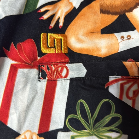 Loudmouth Golf Pin-Up Girl Christmas Shorts Size 30 Flawless Condition - Picture 15 of 15